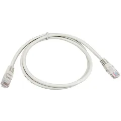 Патч-корд Rexant 18-1002 UTP RJ-45 вил.-RJ-45 мод. кат.5E 1м серый ПВХ