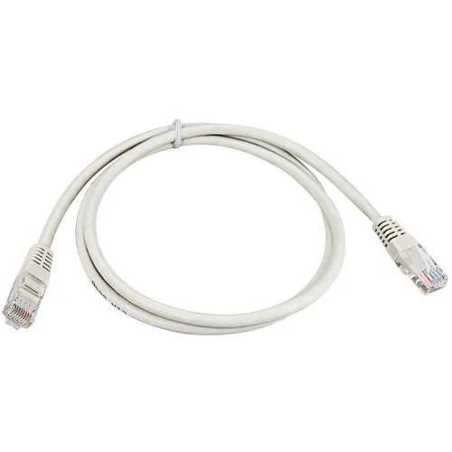 Патч-корд Rexant 18-1002 UTP RJ-45 вил.-RJ-45 мод. кат.5E 1м серый ПВХ