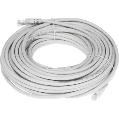 Патч-корд Rexant 18-1011 UTP RJ-45 вил.-вилка RJ-45 кат.5E 20м серый ПВХ
