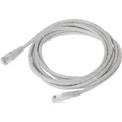 Патч-корд Rexant 18-1006 UTP RJ-45 вил.-вилка RJ-45 кат.5E 3м серый ПВХ