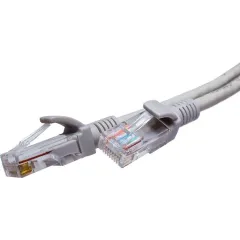 Патч-корд Suprlan 10-0144 UTP RJ-45 вил.-вилка RJ-45 кат.5E 3м серый LSZH 26AWG