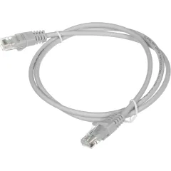 Патч-корд Suprlan 10-0142 UTP RJ-45 вил.-вилка RJ-45 кат.5E 1м серый LSZH 26AWG