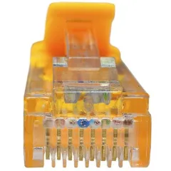 Патч-корд Suprlan 10-0161 UTP RJ-45 вил.-вилка RJ-45 кат.5E 0.5м желтый LSZH 26AWG