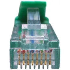 Патч-корд Suprlan 10-0157 UTP RJ-45 вил.-вилка RJ-45 кат.5E 1м зеленый LSZH 26AWG