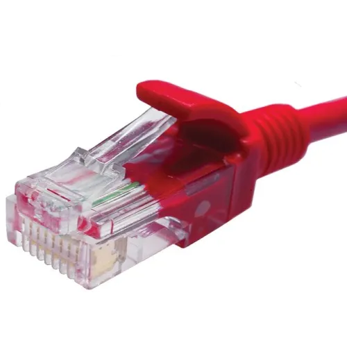 Патч-корд Suprlan 10-0154 UTP RJ-45 вил.-вилка RJ-45 кат.5E 3м красный LSZH 26AWG
