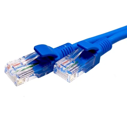 Патч-корд Suprlan 10-0147 UTP RJ-45 вил.-вилка RJ-45 кат.5E 1м синий LSZH 26AWG