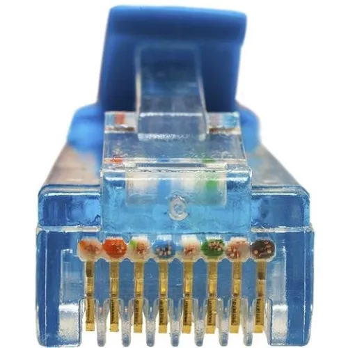 Патч-корд Suprlan 10-0147 UTP RJ-45 вил.-вилка RJ-45 кат.5E 1м синий LSZH 26AWG