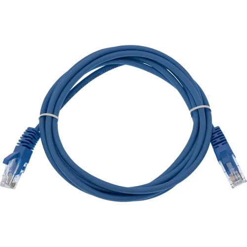 Патч-корд Suprlan 10-0149 UTP RJ-45 вил.-вилка RJ-45 кат.5E 3м синий LSZH 26AWG