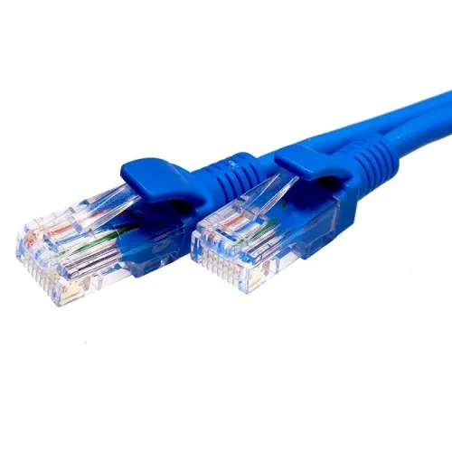 Патч-корд Suprlan 10-0149 UTP RJ-45 вил.-вилка RJ-45 кат.5E 3м синий LSZH 26AWG