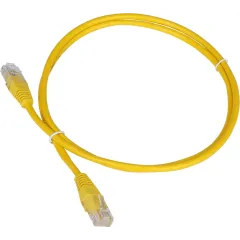 Патч-корд Lanmaster TWT-45-45-15-YL UTP RJ-45 вил.-вилка RJ-45 кат.5E 15м желтый ПВХ