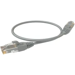 Патч-корд Sysmatrix PC 4545.5EU26.03LSZHGY U/UTP RJ-45 вил.-вилка RJ-45 кат.5E 0.3м серый LSZH