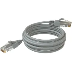 Патч-корд Sysmatrix PC 4545.5EU26.5LSZHGY U/UTP RJ-45 вил.-вилка RJ-45 кат.5E 5м серый LSZH