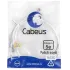 Патч-корд Cabeus PC-UTP-RJ45-CAT.5E-1M-WH-LSZH U/UTP RJ-45 вил.-вилка RJ-45 кат.5E 1м белый LSZH