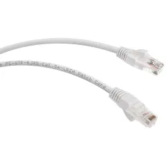Патч-корд Cabeus PC-UTP-RJ45-Cat.5e-0.3m-WH-LSZH U/UTP RJ-45 вил.-вилка RJ-45 кат.5E 0.3м белый LSZH