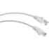 Патч-корд Cabeus PC-UTP-RJ45-Cat.5e-5m-WH U/UTP RJ-45 вил.-вилка RJ-45 кат.5E 5м белый ПВХ