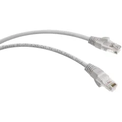 Патч-корд Cabeus PC-UTP-RJ45-CAT.5E-2M-LSZH U/UTP RJ-45 вил.-вилка RJ-45 кат.5E 2м серый LSZH