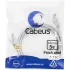 Патч-корд Cabeus PC-UTP-RJ45-CAT.5E-2M U/UTP RJ-45 вил.-вилка RJ-45 кат.5E 2м серый ПВХ