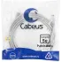 Патч-корд Cabeus PC-UTP-RJ45-CAT.5E-5M U/UTP RJ-45 вил.-вилка RJ-45 кат.5E 5м серый ПВХ