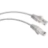 Патч-корд Cabeus PC-UTP-RJ45-CAT.5E-5M U/UTP RJ-45 вил.-вилка RJ-45 кат.5E 5м серый ПВХ