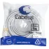 Патч-корд Cabeus PC-UTP-RJ45-CAT.5E-15M U/UTP RJ-45 вил.-вилка RJ-45 кат.5E 15м серый ПВХ
