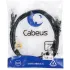 Патч-корд Cabeus PC-UTP-RJ45-CAT.5E-2M-BK U/UTP RJ-45 вил.-вилка RJ-45 кат.5E 2м черный ПВХ