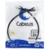 Патч-корд Cabeus PC-UTP-RJ45-CAT.5E-0.5M-BK U/UTP RJ-45 вил.-вилка RJ-45 кат.5E 0.5м черный ПВХ
