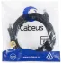 Патч-корд Cabeus PC-UTP-RJ45-CAT.5E-5M-BK-LSZH U/UTP RJ-45 вил.-вилка RJ-45 кат.5E 5м черный LSZH