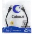 Патч-корд Cabeus PC-UTP-RJ45-Cat.5e-0.3m-BK-LSZH U/UTP RJ-45 вил.-вилка RJ-45 кат.5E 0.3м черный LSZH