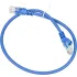 Патч-корд Lanmaster LAN-PC45/U5E-0.5-BL UTP RJ-45 вил.-вилка RJ-45 кат.5E 0.5м синий LSZH (уп.:1шт)