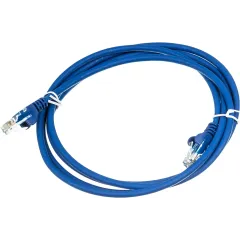 Патч-корд Lanmaster LAN-PC45/U5E-2.0-BL UTP RJ-45 вил.-вилка RJ-45 кат.5E 2м синий LSZH (уп.:1шт)