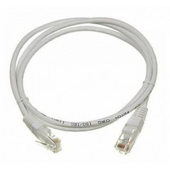Патч-корд Lanmaster LAN-PC45/U5E-2.0-GY UTP RJ-45 вил.-вилка RJ-45 кат.5E 2м серый LSZH (уп.:1шт)