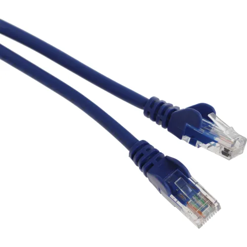 Патч-корд Lanmaster LAN-PC45/U5E-1.0-BL UTP RJ-45 вил.-вилка RJ-45 кат.5E 1м синий LSZH (уп.:1шт)