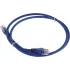 Патч-корд Lanmaster LAN-PC45/U5E-1.0-BL UTP RJ-45 вил.-вилка RJ-45 кат.5E 1м синий LSZH (уп.:1шт)