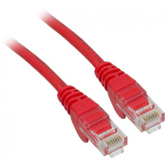 Патч-корд Lanmaster LAN-PC45/U5E-2.0-RD UTP RJ-45 вил.-вилка RJ-45 кат.5E 2м красный LSZH (уп.:1шт)