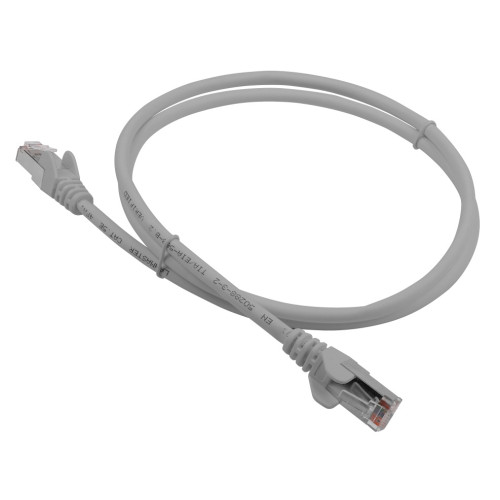 Патч-корд Lanmaster LAN-PC45/S5E-1.0-GY FTP RJ-45 вил.-вилка RJ-45 кат.5E 1м серый LSZH