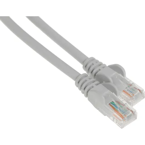 Патч-корд Lanmaster LAN-PC45/U5E-5.0-GY UTP RJ-45 вил.-вилка RJ-45 кат.5E 5м серый LSZH (уп.:1шт)
