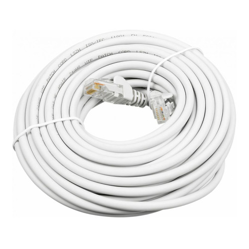 Патч-корд Lanmaster LAN-PC45/U5E-5.0-WH UTP RJ-45 вил.-вилка RJ-45 кат.5E 5м белый LSZH (уп.:1шт)