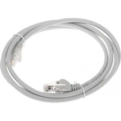 Патч-корд Lanmaster LAN-PC45/U5E-1.5-GY UTP RJ-45 вил.-вилка RJ-45 кат.5E 1.5м серый LSZH (уп.:1шт)