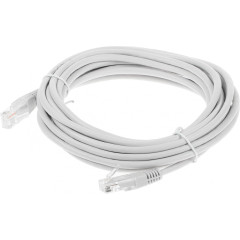 Патч-корд Lanmaster TWT-45-45-5.0-GY UTP RJ-45 вил.-вилка RJ-45 кат.5E 5м серый ПВХ (уп.:1шт)