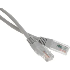 Патч-корд Lanmaster TWT-45-45-1.0-GY UTP RJ-45 вил.-вилка RJ-45 кат.5E 1м серый ПВХ (уп.:1шт)