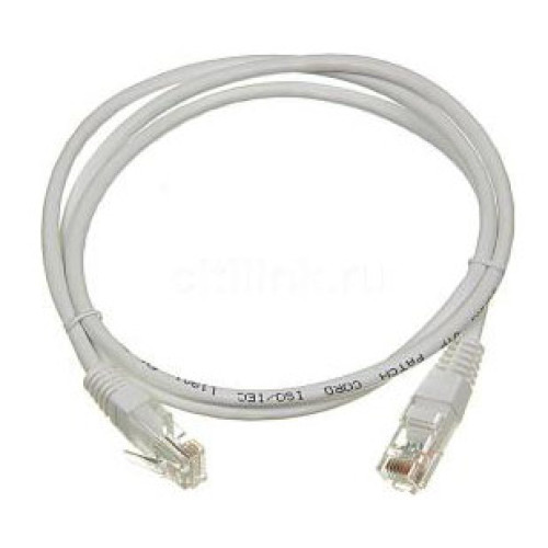 Патч-корд Lanmaster TWT-45-45-2.0/S-GY FTP RJ-45 вил.-вилка RJ-45 кат.5E 2м серый ПВХ (уп.:1шт)