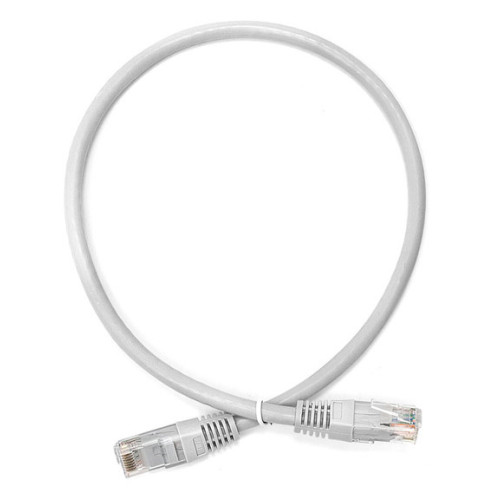 Патч-корд Lanmaster TWT-45-45-0.5/6-GY UTP RJ-45 вил.-вилка RJ-45 кат.6 0.5м серый ПВХ (уп.:1шт)