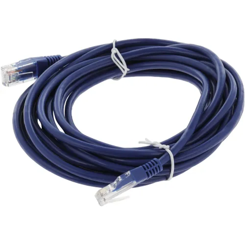Патч-корд Lanmaster TWT-45-45-5.0-BL UTP RJ-45 вил.-вилка RJ-45 кат.5E 5м синий ПВХ (уп.:1шт)