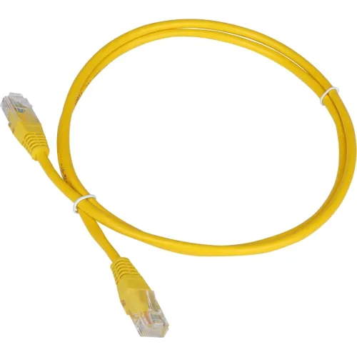 Патч-корд Lanmaster TWT-45-45-2.0-YL UTP RJ-45 вил.-вилка RJ-45 кат.5E 2м желтый ПВХ (уп.:1шт)
