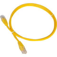 Патч-корд Lanmaster TWT-45-45-3.0-YL RJ-45 вил.-вилка RJ-45 кат.5E 3м желтый ПВХ