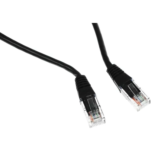 Патч-корд Lanmaster TWT-45-45-2.0-BK UTP RJ-45 вил.-вилка RJ-45 кат.5E 2м черный ПВХ (уп.:1шт)