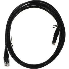 Патч-корд Lanmaster TWT-45-45-2.0-BK UTP RJ-45 вил.-вилка RJ-45 кат.5E 2м черный ПВХ (уп.:1шт)