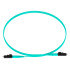 Патч-корд Panduit FZ2ELLNLNSNM015 2x50/125 OM4 LC дуплекс-LC дуплекс 15м LSZH аквамарин