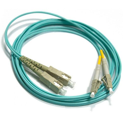 Патч-корд Lanmaster LAN-2LC-2SC/OM3-1.0 2x50/125 OM3 LC дуплекс-SC дуплекс 1м LSZH