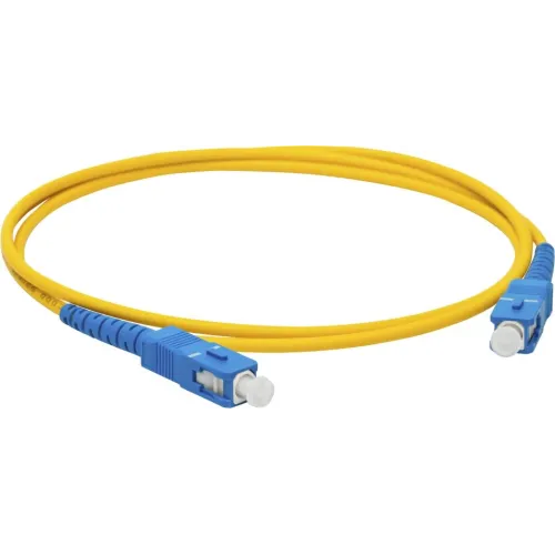Патч-корд Lanmaster LAN-SC-SC/SU-2.0 1x9/125 OS2 SC-SC 2м LSZH желтый
